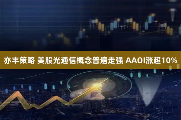 亦丰策略 美股光通信概念普遍走强 AAOI涨超10%